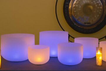 Candlelit Crystal Singing Bowls and Gong